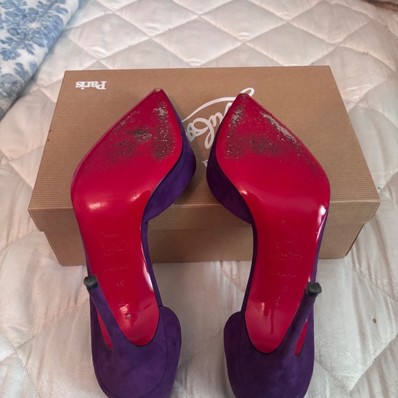 Christian Louboutins Iriza Suede - Picture 4 of 5
